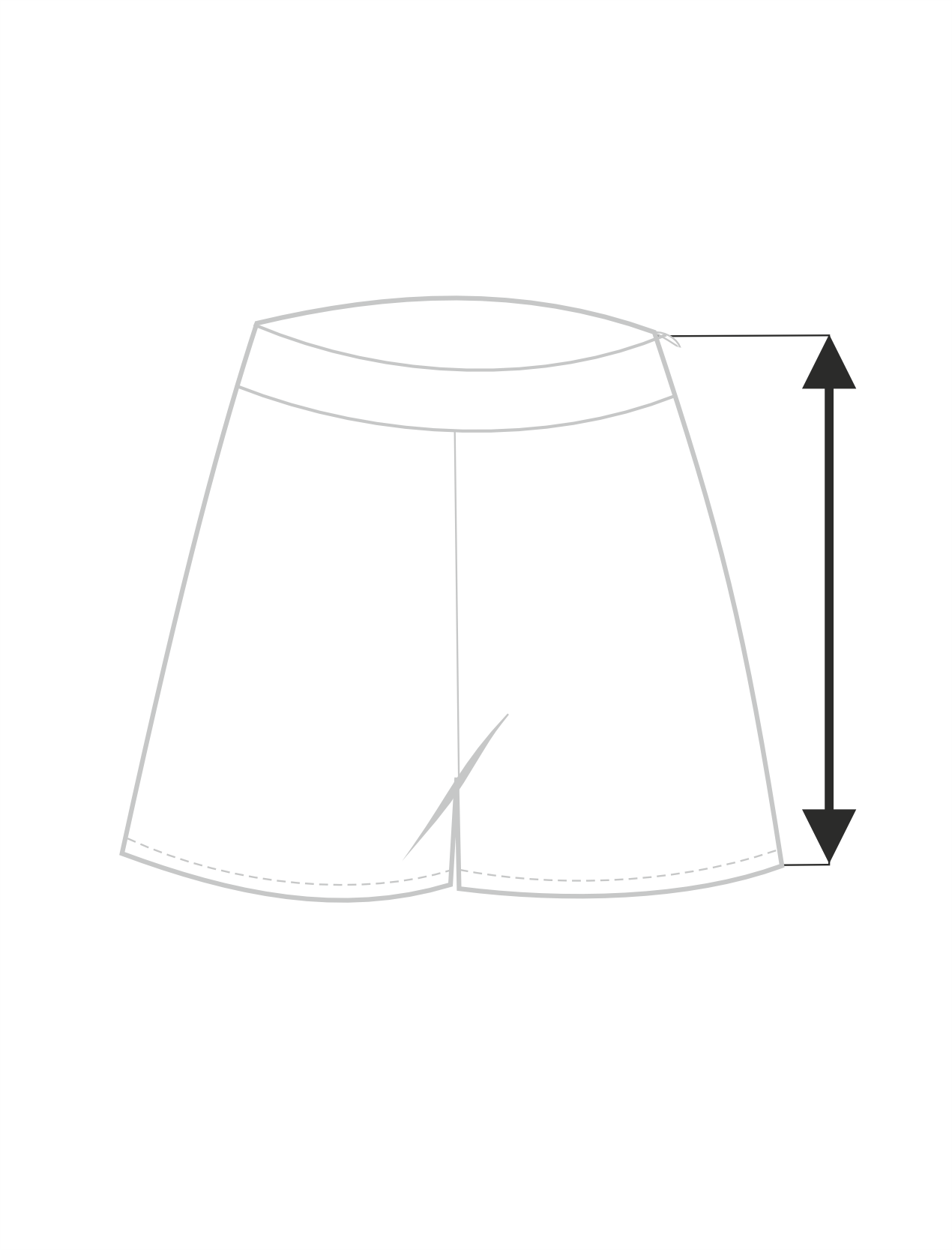 Brune shorts noir