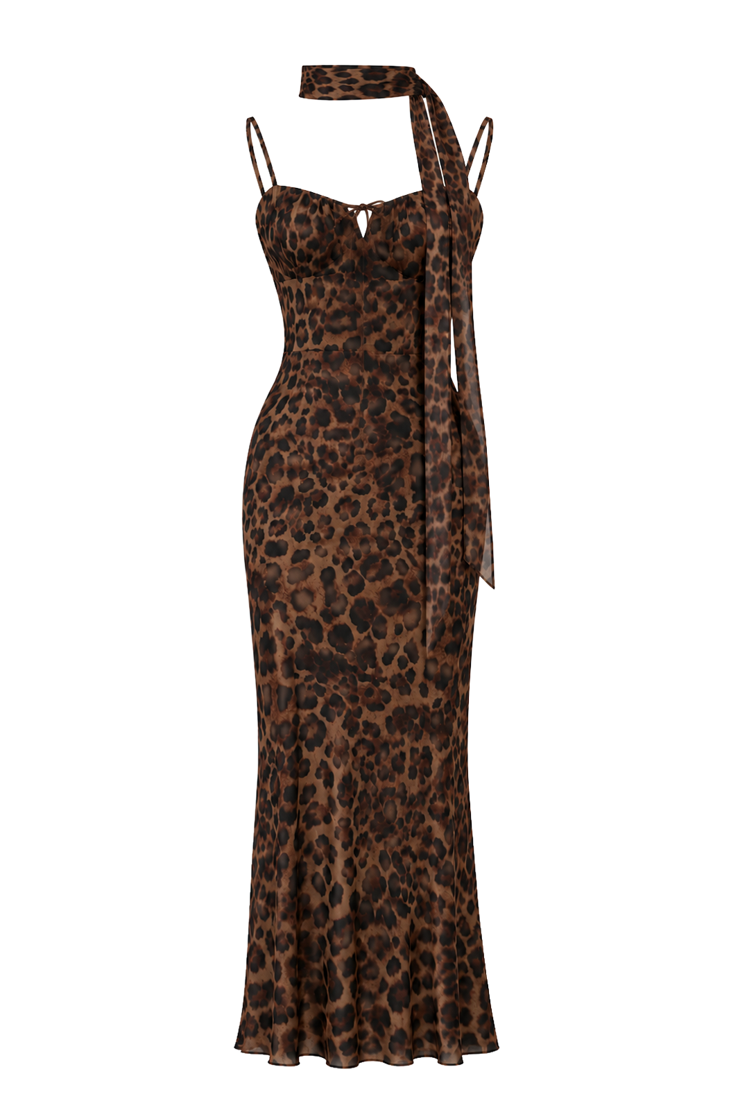 Janelle chiffon leopard