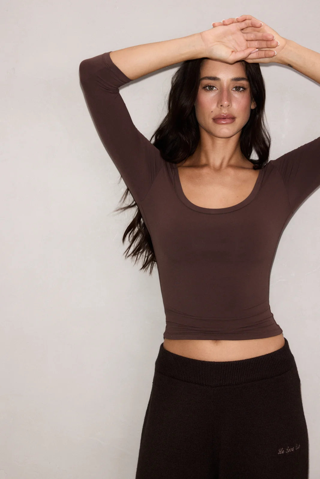 NO. 5 SOFTSKIN FEMME TOP BRUN