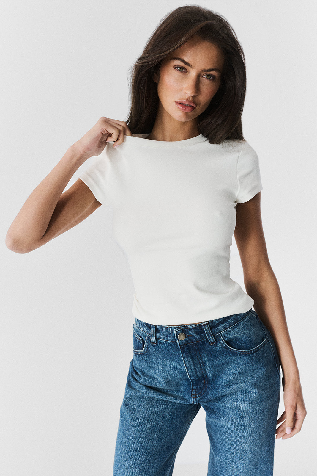 Baby t-shirt blanc