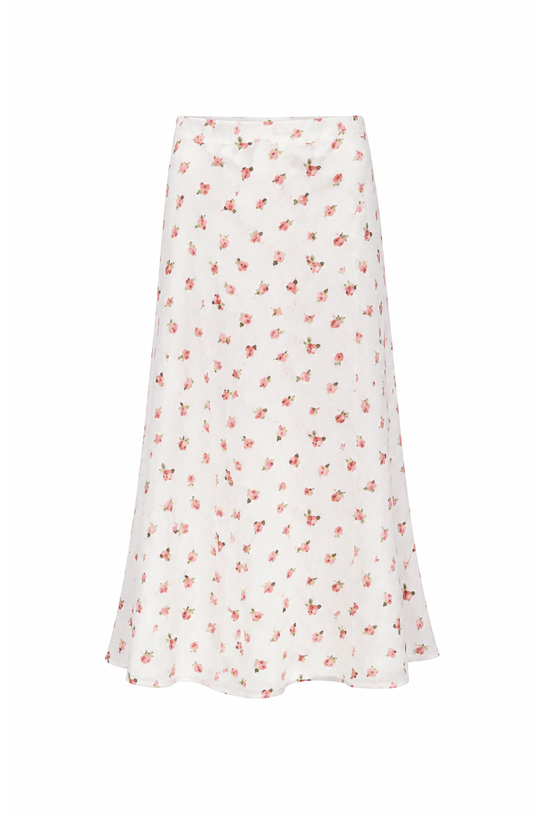 Jupe bruna fleur blanche