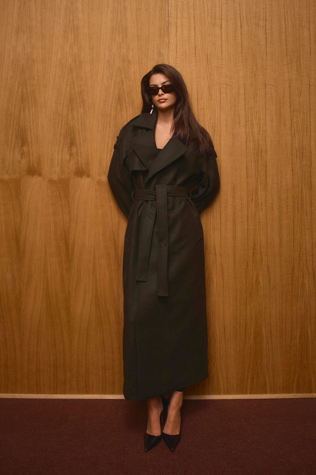 Colette coat olive