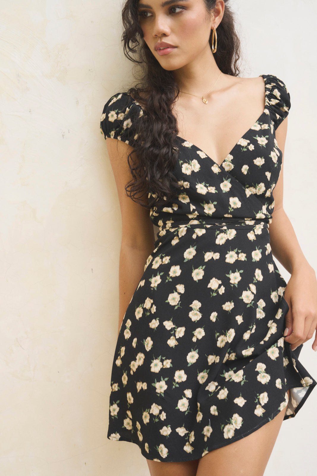 Flora fleur noir