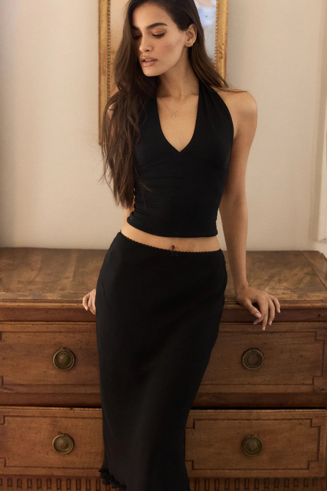 Ginny top noir