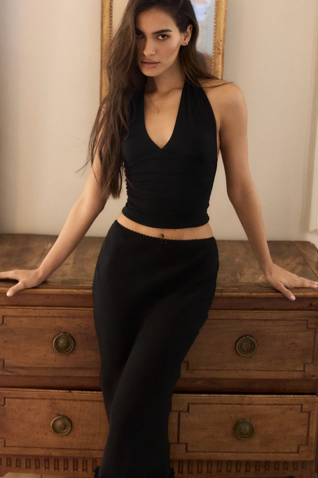 Ginny top noir
