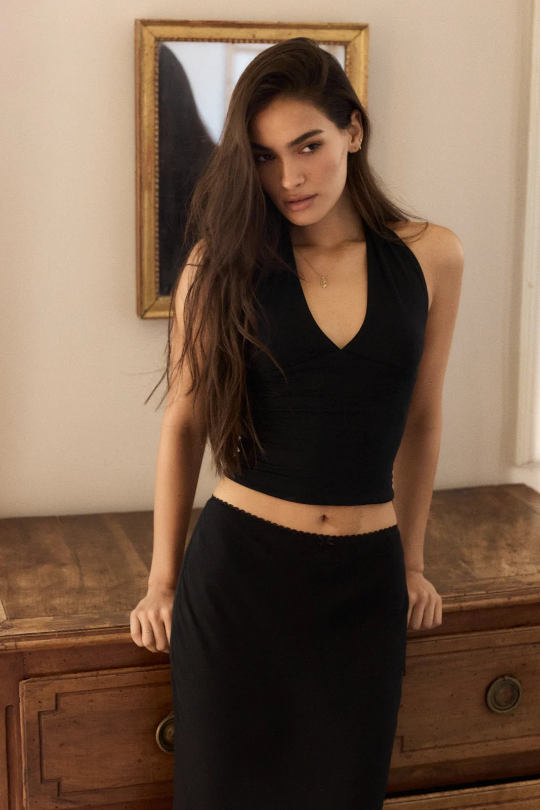 Ginny top noir