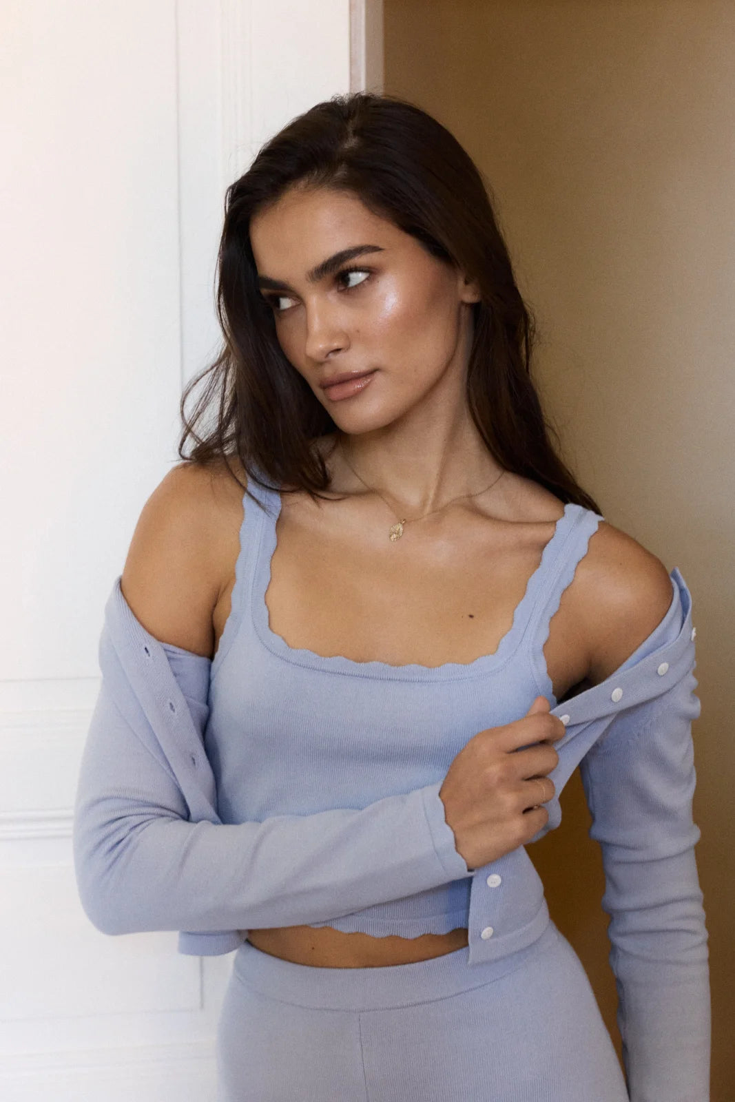 Marine top bleu