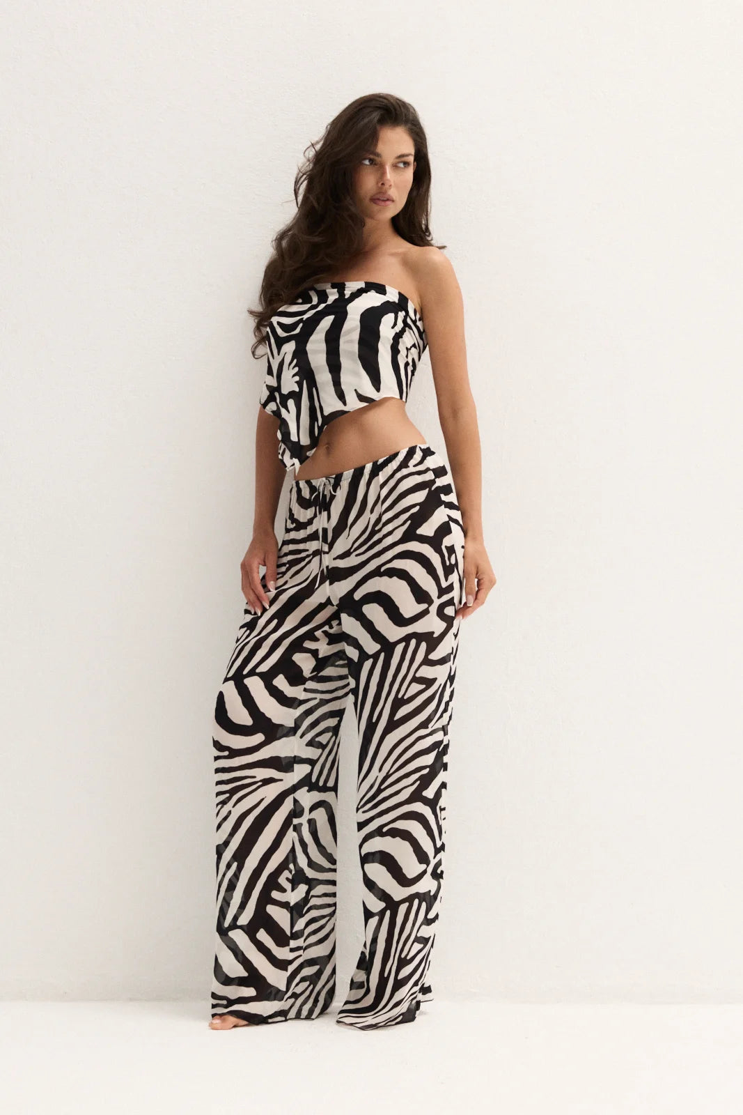 Yasmine scarf zebra