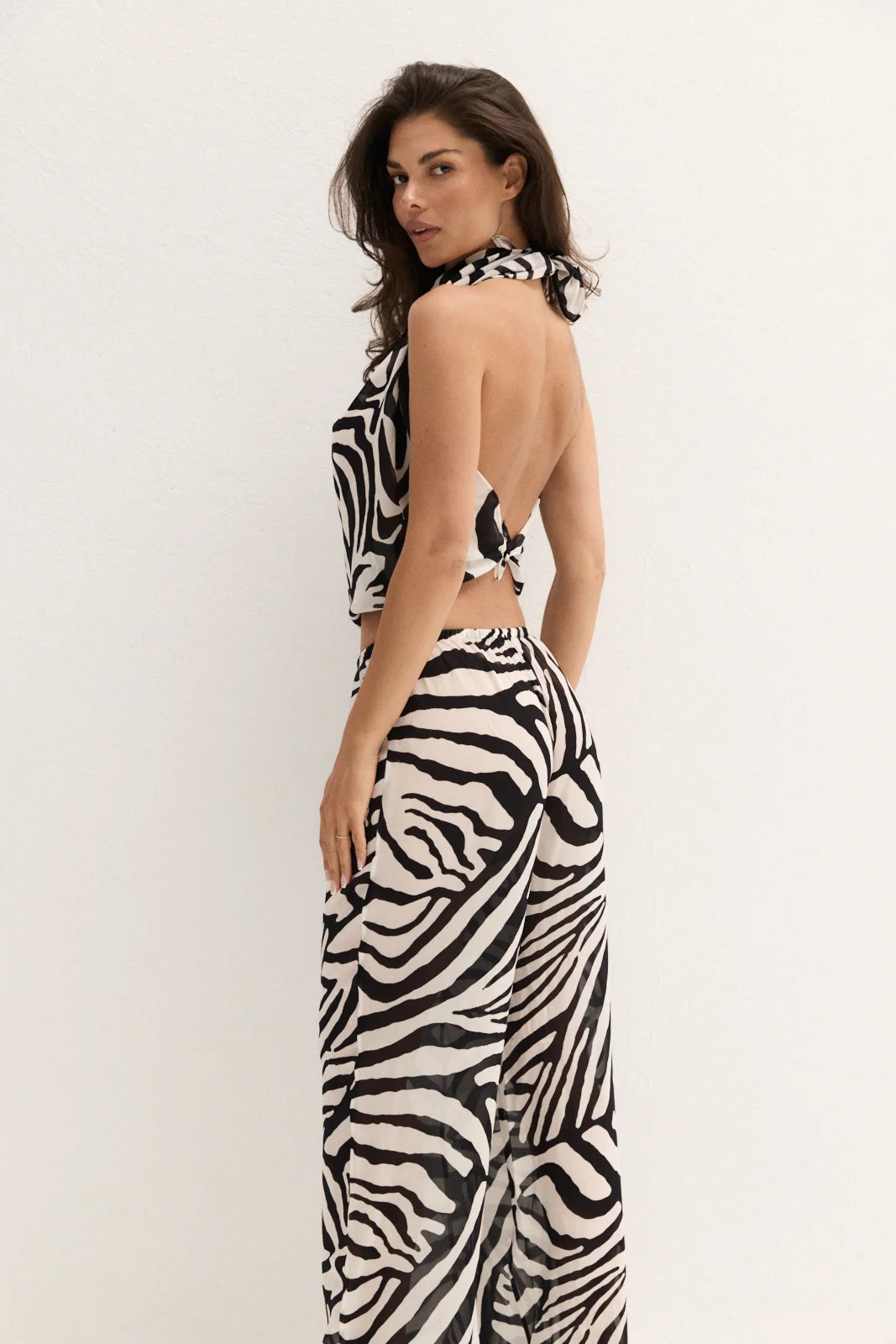 Yasmine scarf zebra