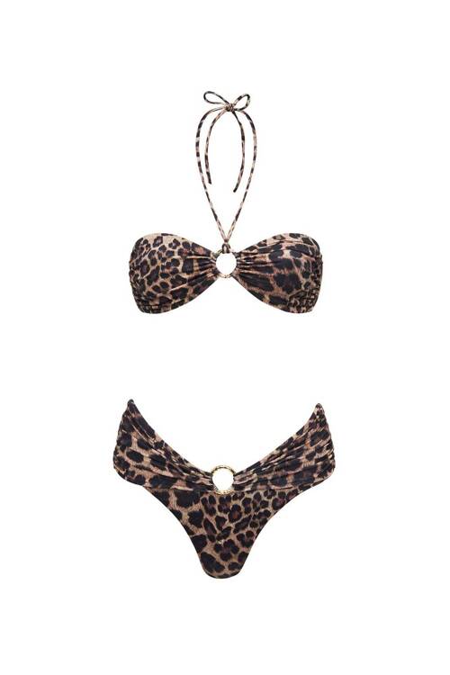 DELIA BOTTOM LEOPARD