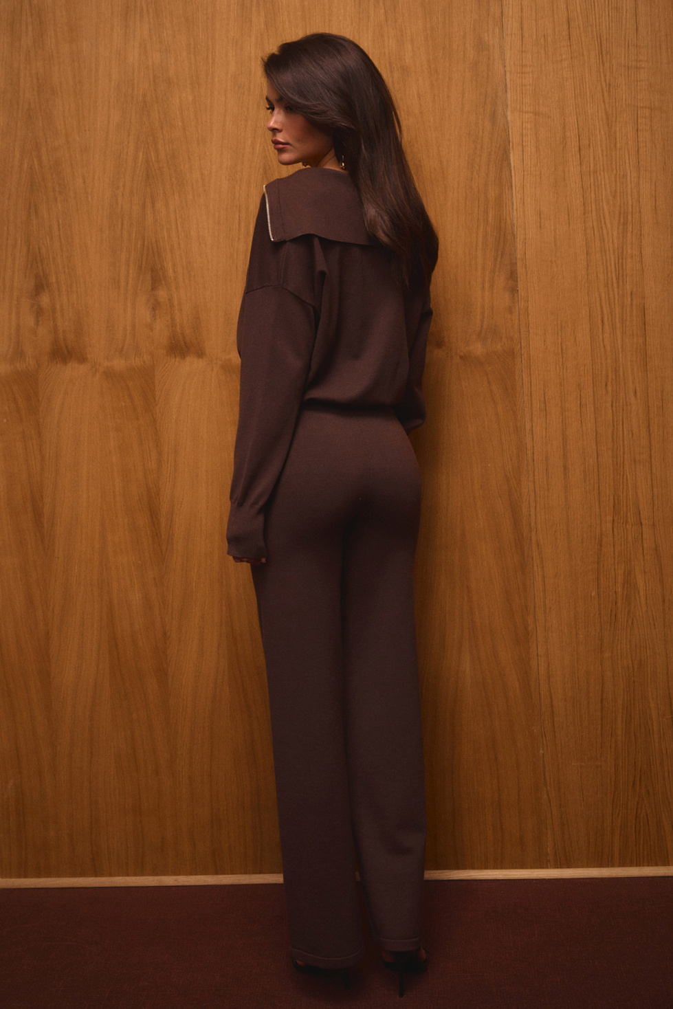 IVY TROUSERS MARRON