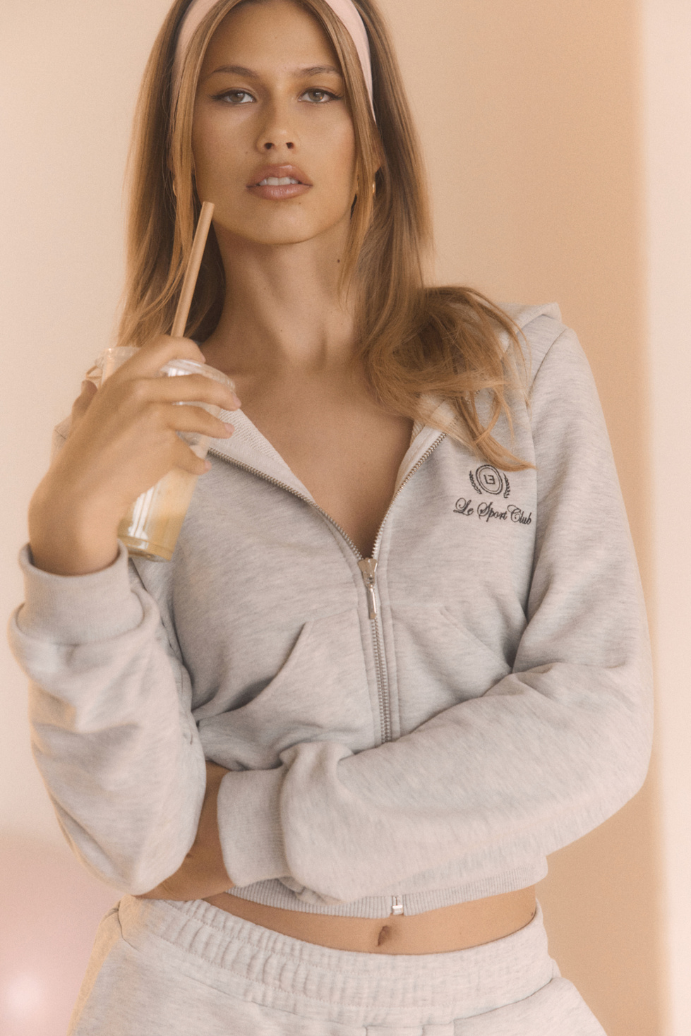 JUICY HOODIE GRAY