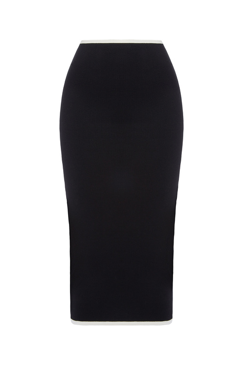 JENNIFER MIDI SKIRT NOIR