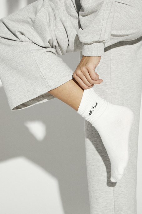 LE SPORT SOCKS BLANC